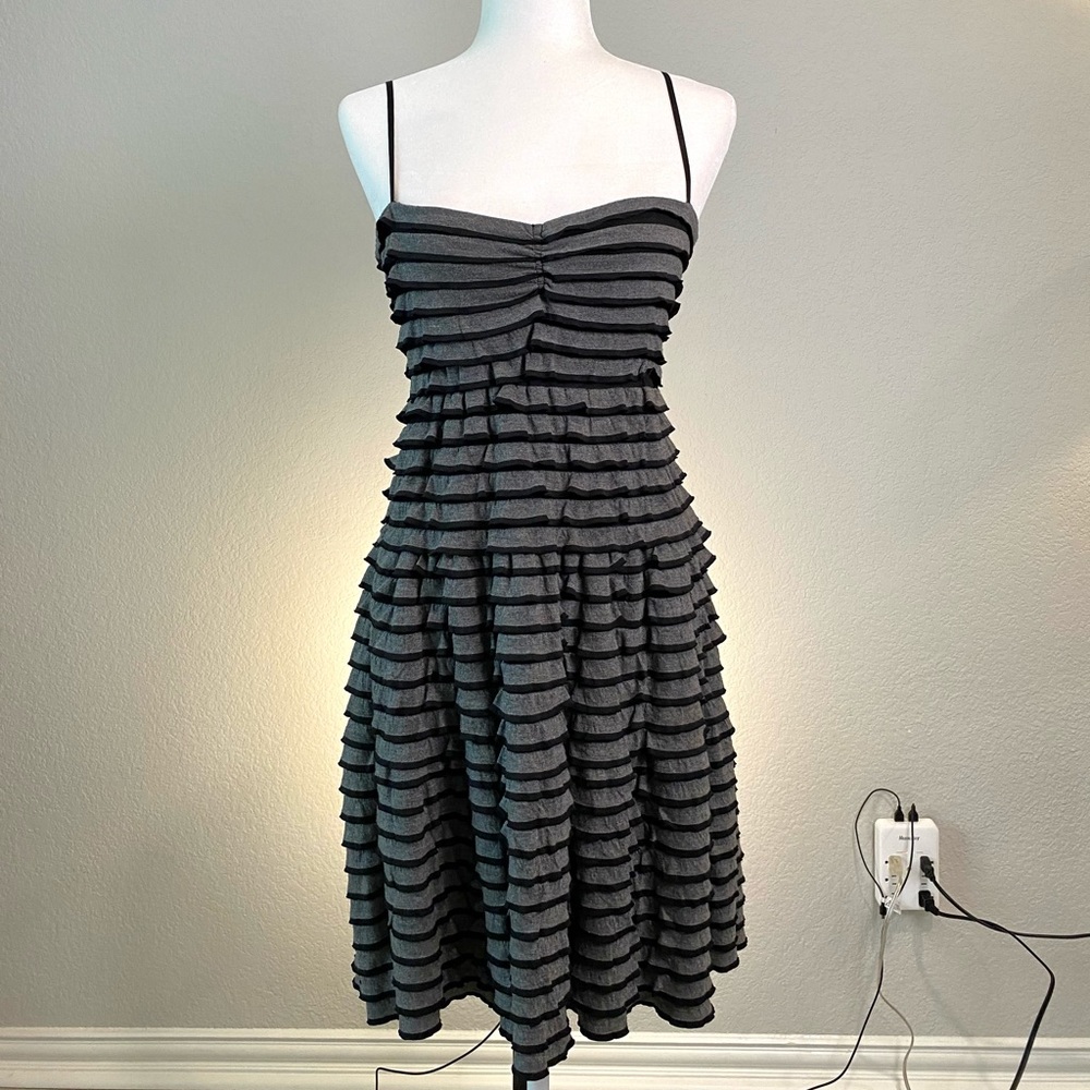 Max Studio Black & Grey Dress
